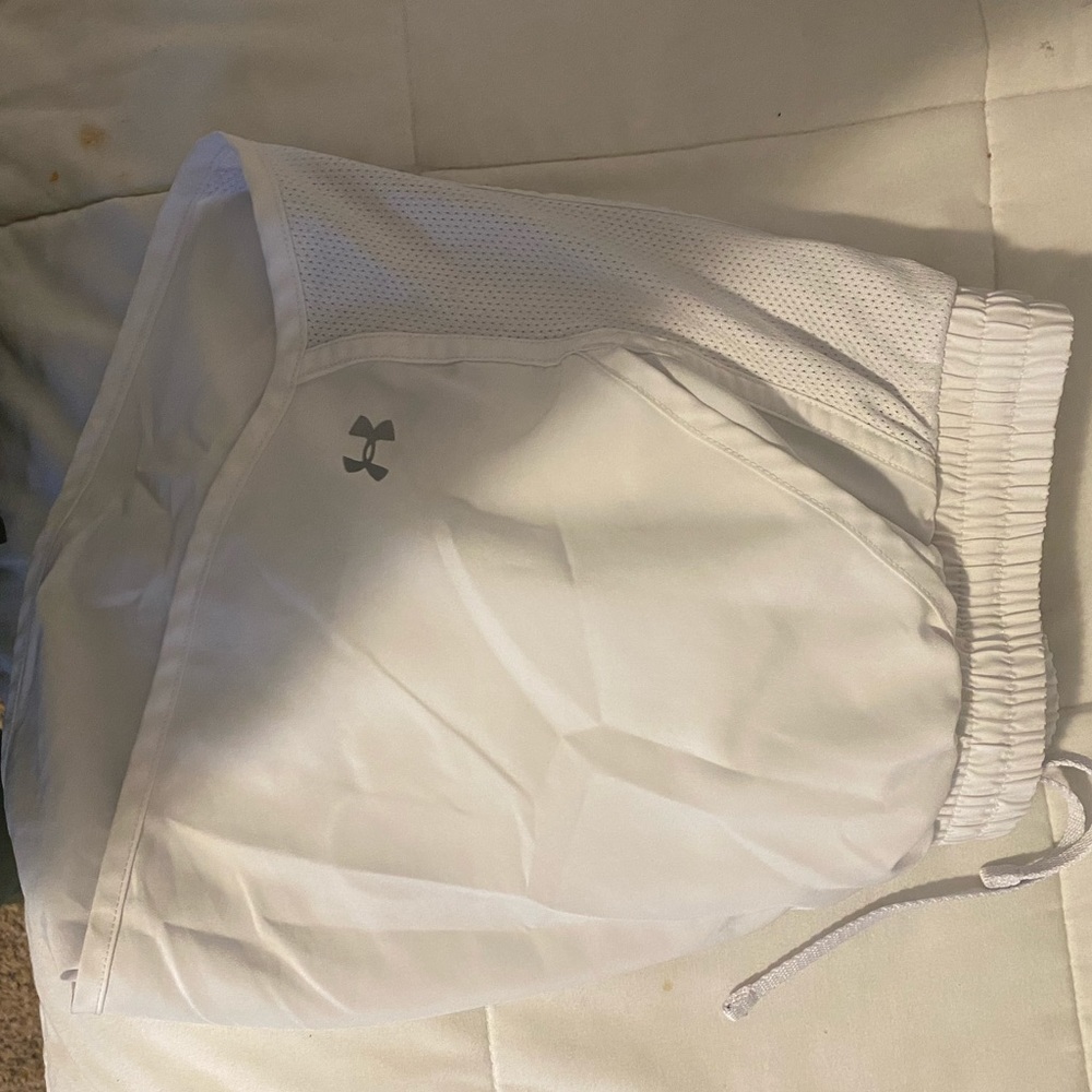 White Athletic shorts